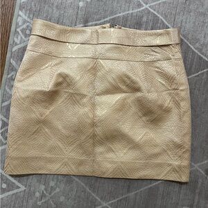 Gold J.Crew Skirt